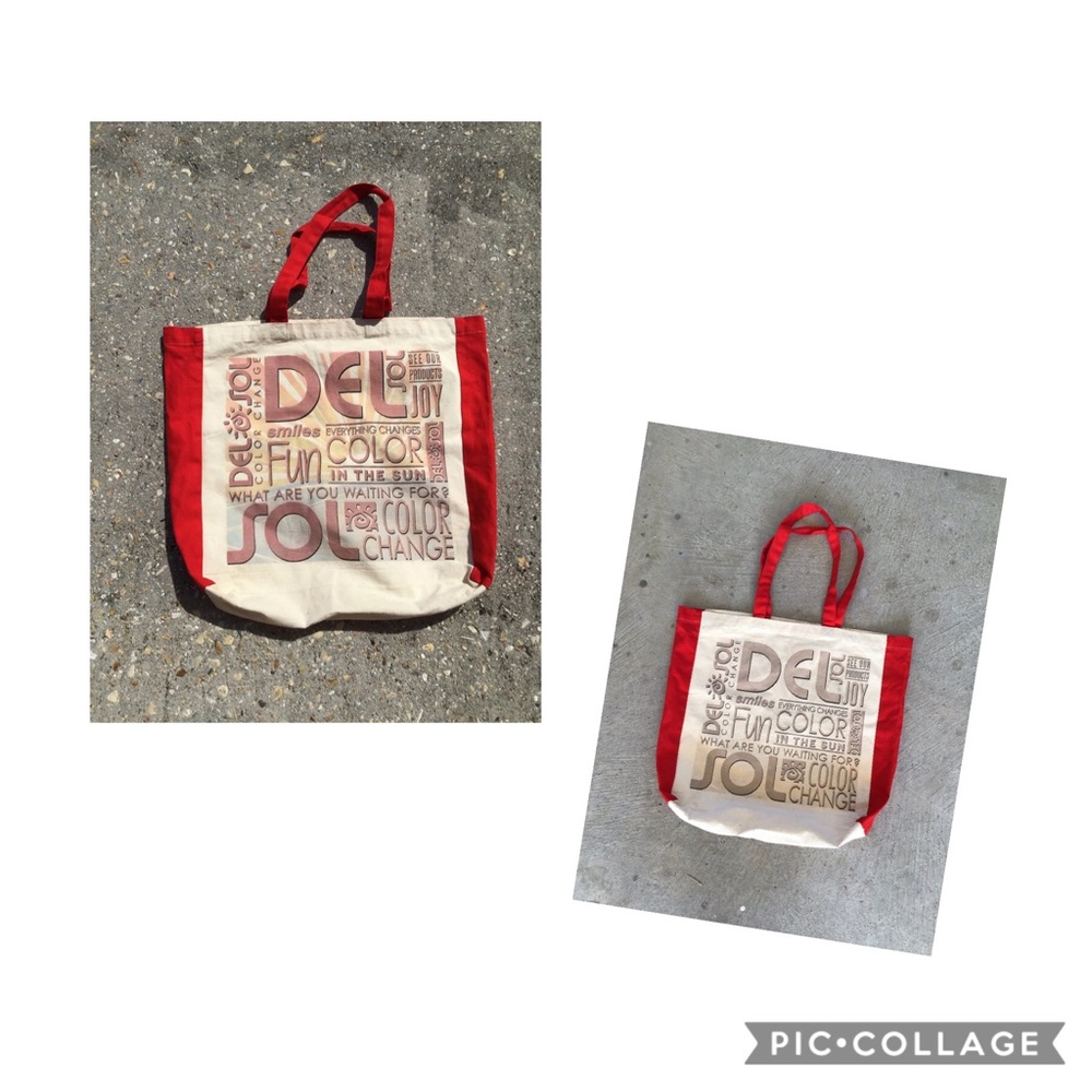 Del Sol Color Changing Canvas Tote